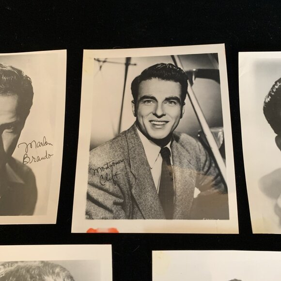 From De Luxe Photo Service 7 Vintage Hollywood Celebrity Actors Portraits B&W's - Picture 3 of 10